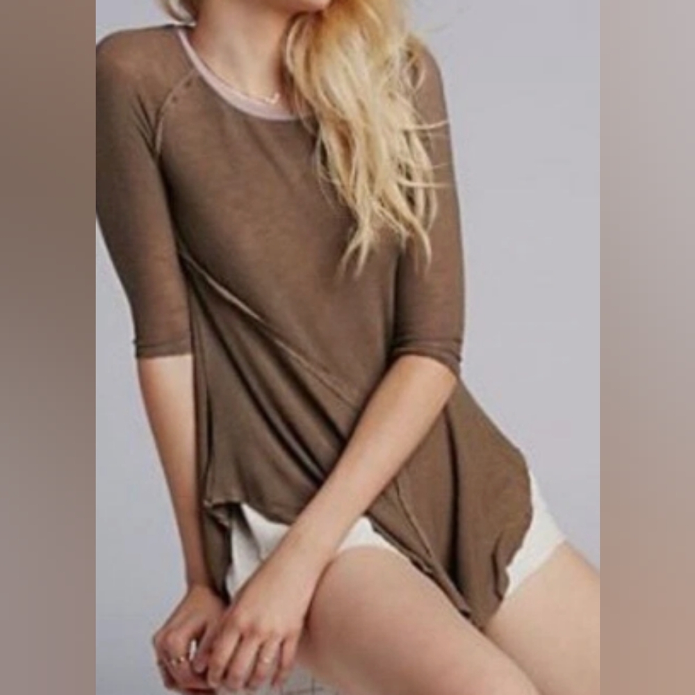 Intimately By Free People Brown Weekend Canteen Top Misses Size Medium